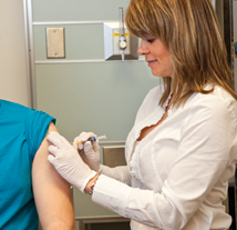 Receiving immunization