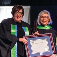 Kristin Ailsby and Right Honourable Beverly McLachlin, P.C., Chief Justice of Canada