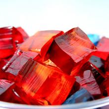 Cubes of Jell-o